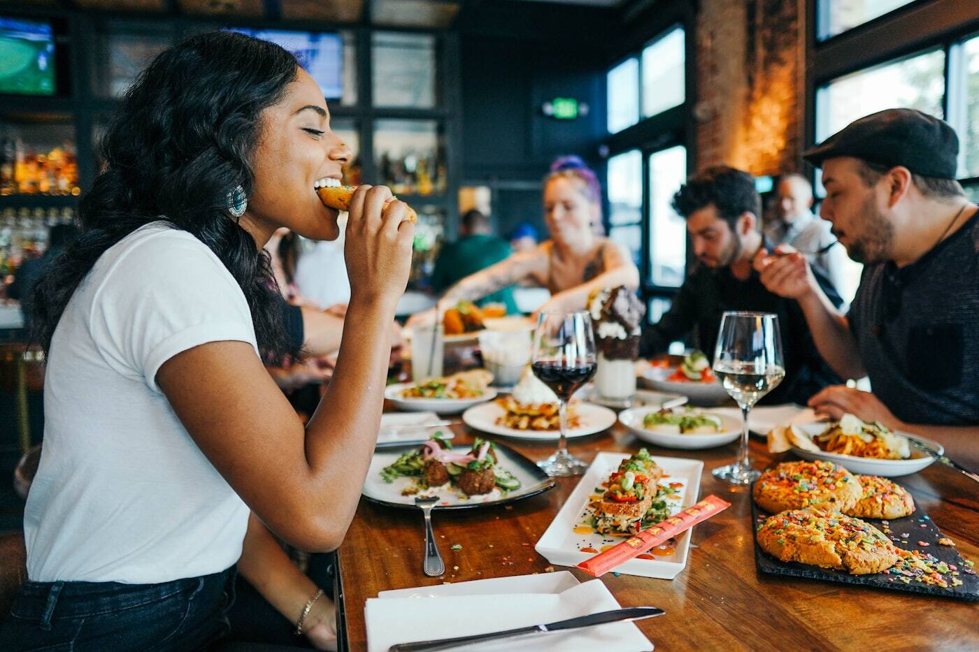 Saffron dining moment